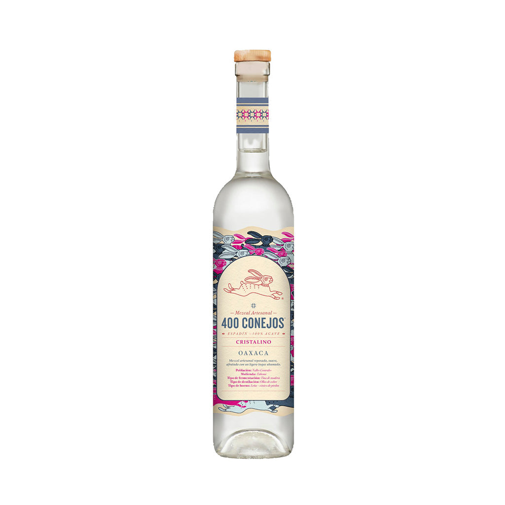 Mezcal 400 Conejos Cristalino 700 ml | Suavidad & Estilo | Cava