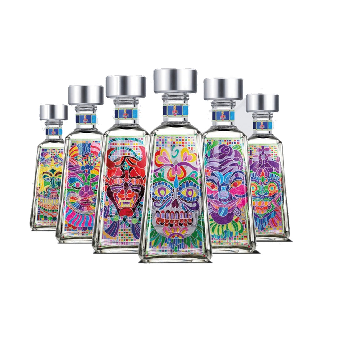 "Edición especial con diseño artístico y sabor puro de agave.-Tequila 1800 Blanco Essential 750 ml "