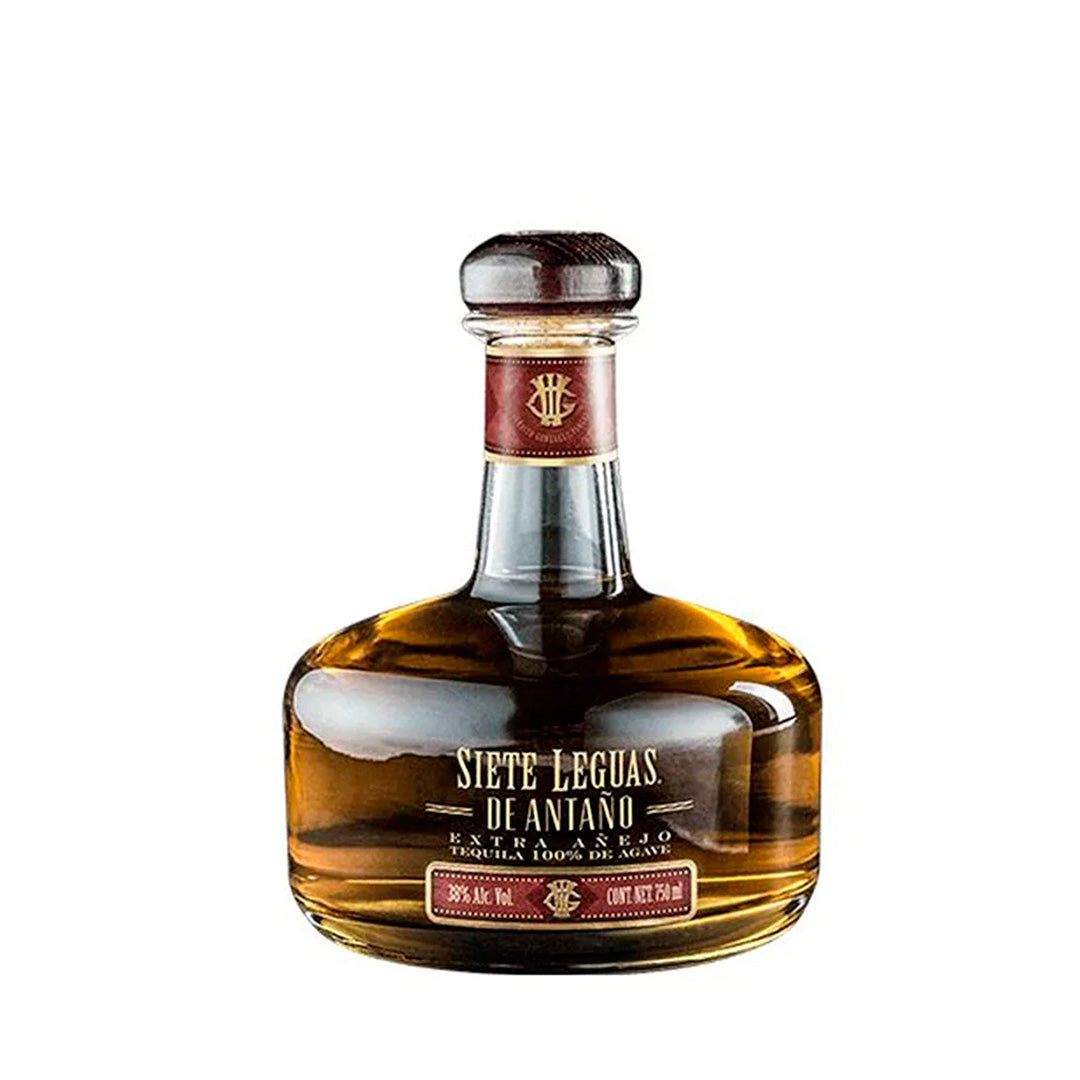 Tequila 7 Leguas de Antaño Extra Añejo 750 ml – Elegancia y tradición en cada gota.