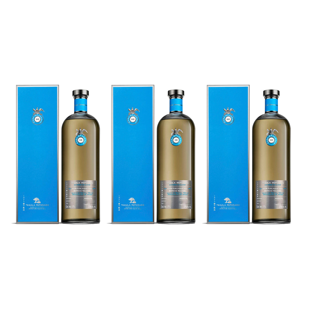 CASA DRAGONES REPOSADO 3PACK 1750 MLT 37%