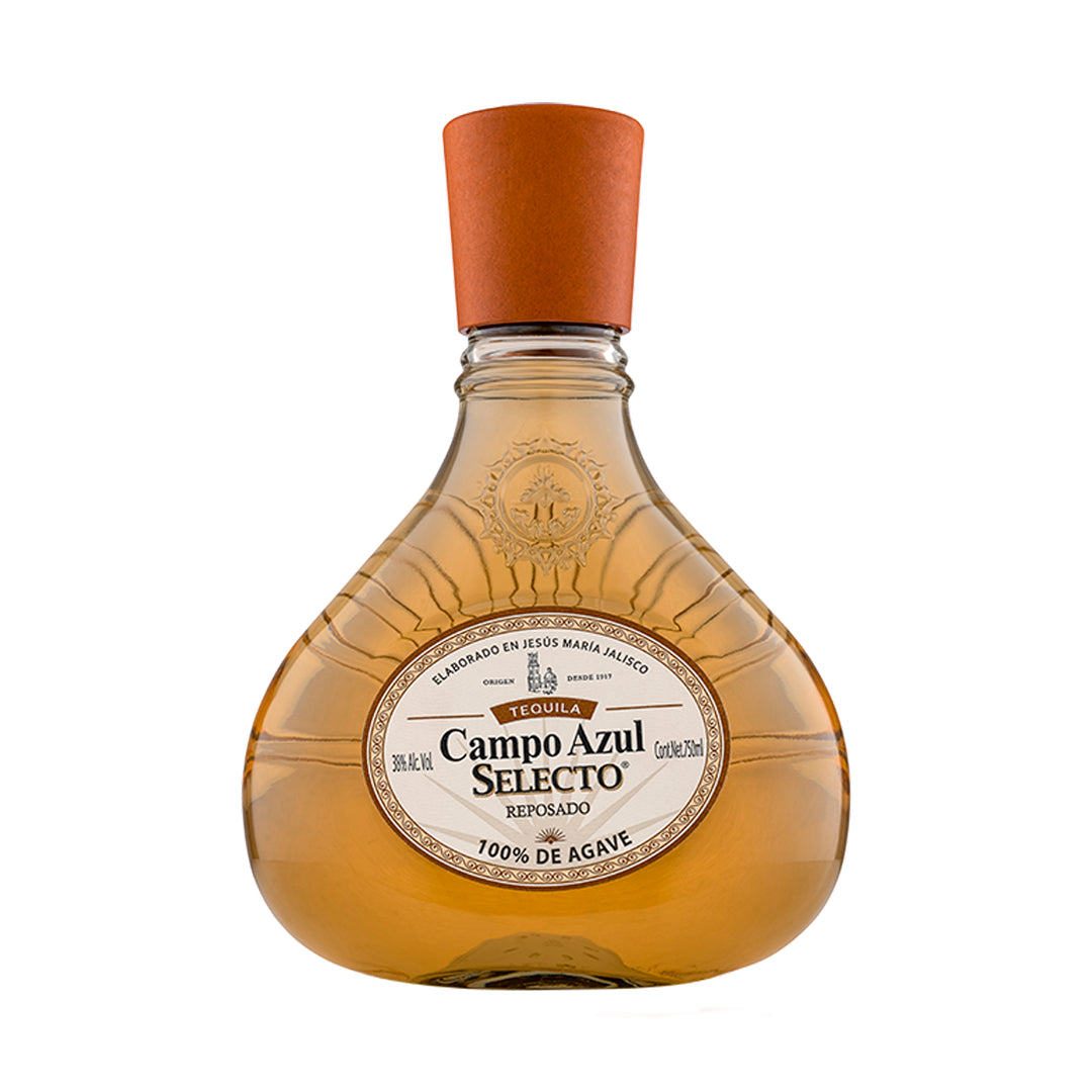 Botella de Tequila Campo Azul Selecto Reposado 750 ml 100% agave