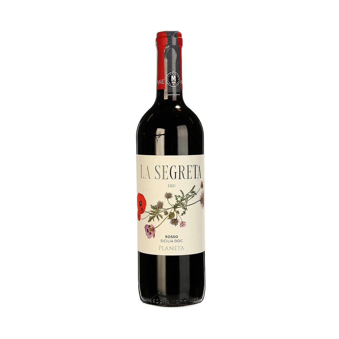 Vino La Segreta Rosso 750 ml 13% - Vino tinto siciliano Planeta de mezcla Nero d’Avola, Merlot y Syrah