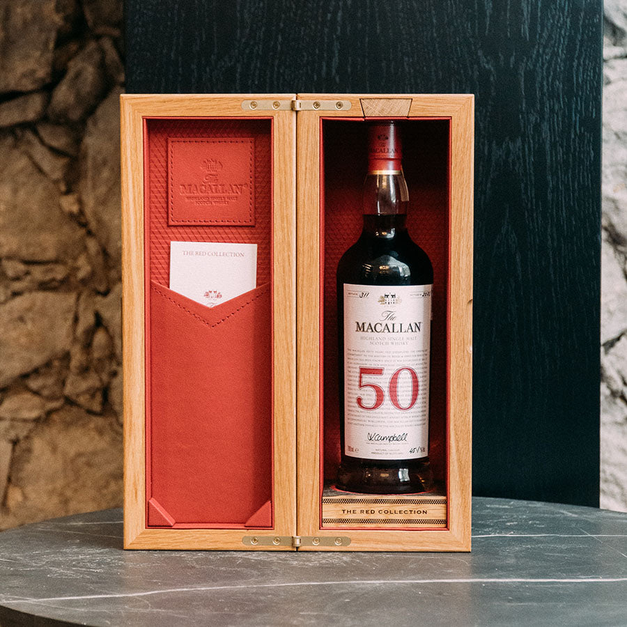 Whisky Macallan Red Collection 50 Años 700 ml | Edición Limitada | Cava ...