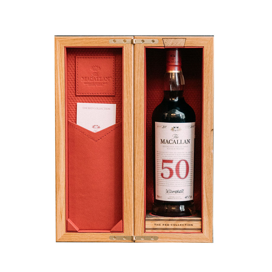 Whisky Macallan Red Collection 50 Años 700 ml | Edición Limitada | Cava ...