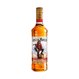 Botella de Ron Capitán Morgan Spiced 700 ml – Ron caribeño especiado con notas de vainilla y canela, ideal para cócteles o en las rocas.