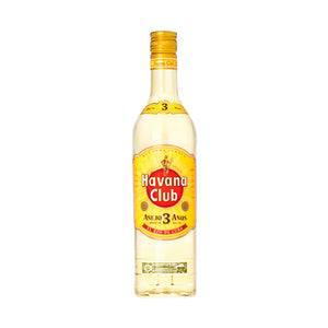 Botella de Havana Club Añejo 3 Años 700 ml – Ron blanco cubano de calidad premium, ideal para mojitos y cócteles tropicales.