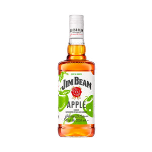 Botella de Jim Beam Apple 700 ml – Bourbon infusionado con manzana verde, dulce y refrescante.