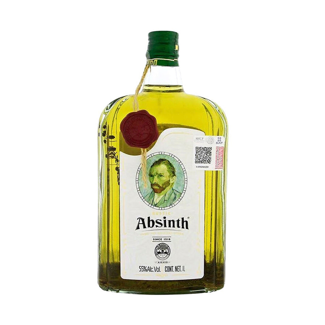 licor de absenta artesanal con ajenjo, anís e hinojo.


