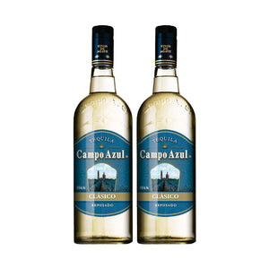 Tequila Campo Azul Clásico Duo 750 ml – presentación doble blanco y reposado