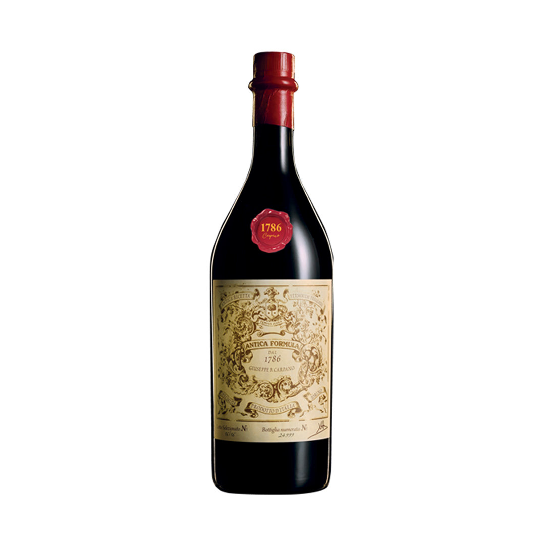 vermut italiano de alta gama con notas herbales y dulces.


