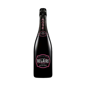 Botella de Champagne Luc Belaire Rosé Fantôme 750 ml – Espumoso rosado con etiqueta luminosa y notas frutales, ideal para celebraciones.