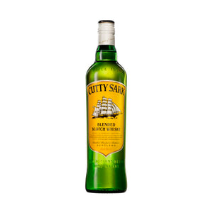 Botella de Whisky Cutty Sark 700 ml, un whisky escocés suave y equilibrado con notas cítricas y especiadas.