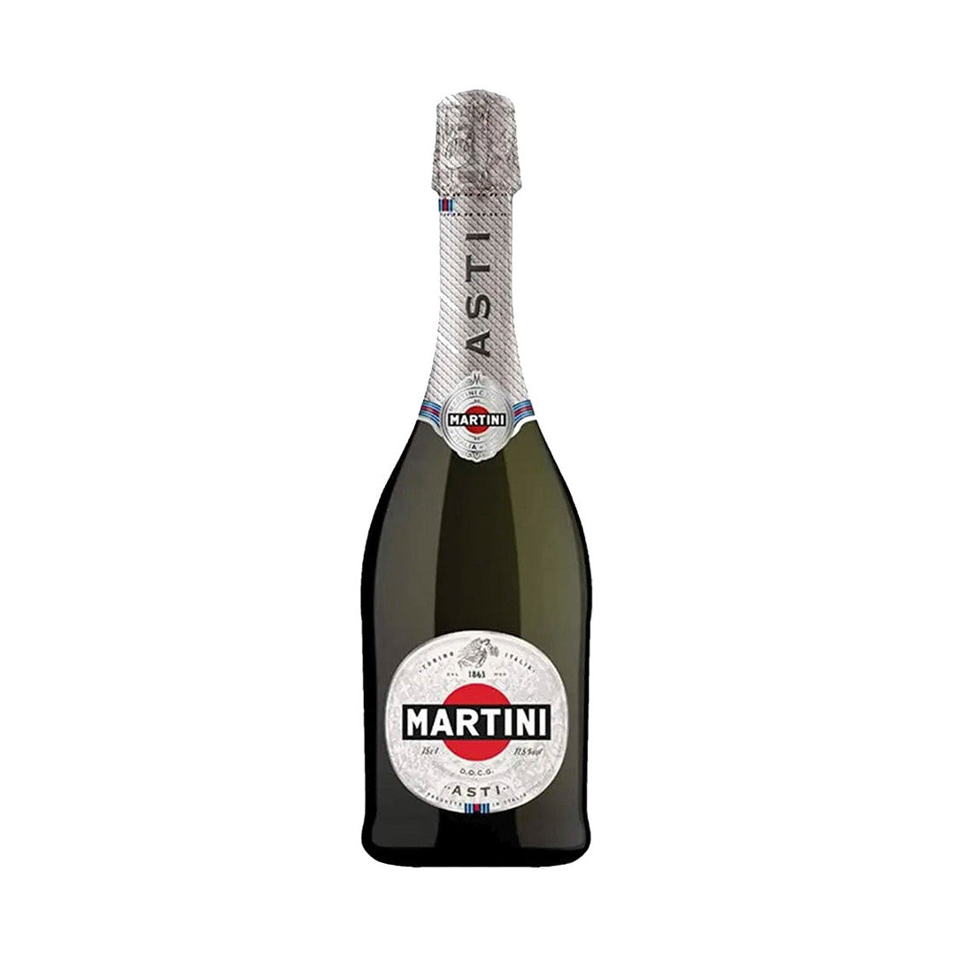 Botella de Asti Martini 750 ml – Vino espumoso dulce italiano, ideal para postres, celebraciones y brindar con elegancia.