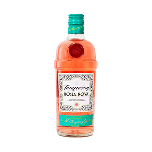Ginebra Tanqueray Bossa Nova 700 ml – Edición tropical con sabores de piña y coco, ideal para cócteles refrescantes.