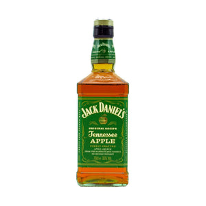 "Botella de Whisky Jack Daniel's Tennessee Apple 700 ml, una mezcla de whisky de Tennessee con manzana verde."


