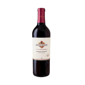 Botella de Vino Tinto Kendall-Jackson Cabernet Sauvignon 750 ml, vino californiano elegante con notas de frutas negras y roble