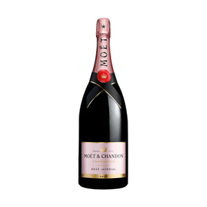 Moët & Chandon Rosé Impérial Magnum 1500 ml es un champagne rosado elegante y frutal. Ideal para celebraciones especiales. Descubre su frescura en gran formato.