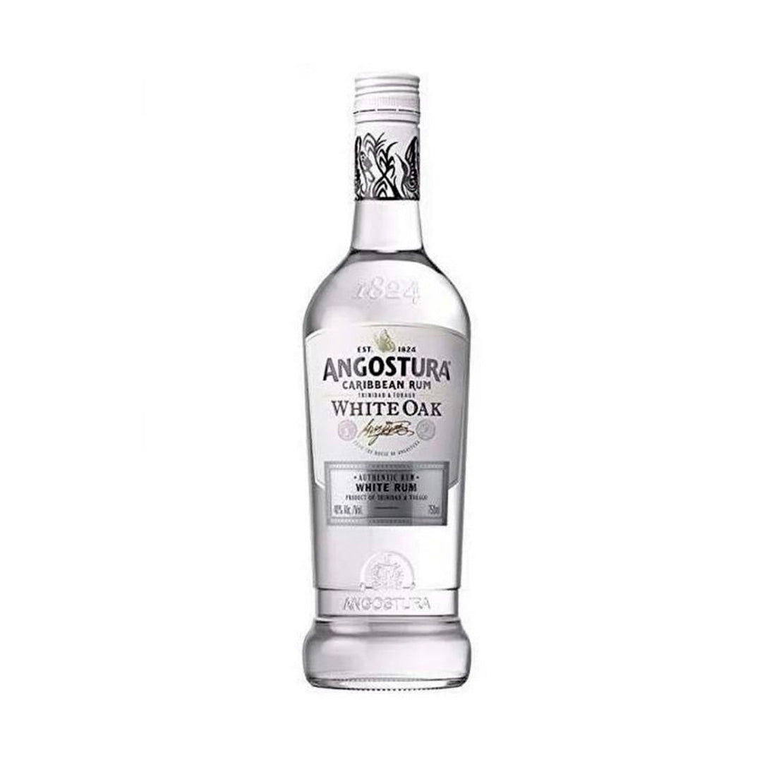 Botella de Ron Angostura Blanco Clásico 750 ml – Ron blanco premium de Trinidad y Tobago, suave y filtrado para cocteles.