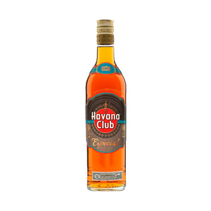 Botella de Ron Havana Club Añejo Especial 700 ml – Ron cubano de sabor suave y notas de vainilla y caramelo, ideal para cócteles y tragos clásicos.