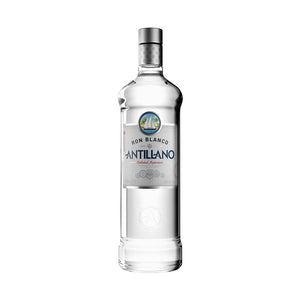 Botella de Ron Antillano Blanco 1000 ml – Ron ligero, ideal para cócteles como mojitos y daiquiris, de sabor suave y fresco.