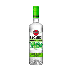 Botella de Ron Bacardí Limón Verde 750 ml – Ron refrescante con sabor natural a limón verde.
