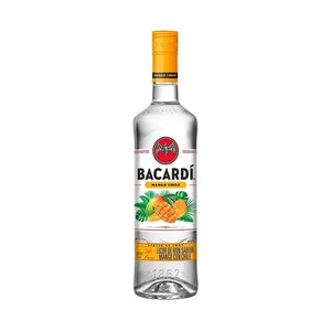 Botella de Ron Bacardí Mango Chile 750 ml – Ron tropical con notas dulces de mango y un toque picante de chile.