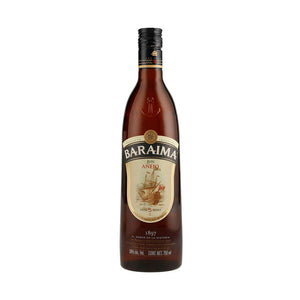 Botella de Ron Baraima Añejo 750 ml – Ron suave con notas de caramelo, vainilla y especias, ideal para cocteles o tomar solo.