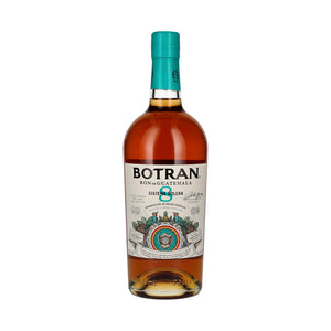 Botella de Ron Botran 8 Años 750 ml – Ron guatemalteco con notas de vainilla, caramelo y especias.