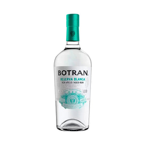 Botella de Ron Botran Reserva Blanca 750 ml – Ron blanco añejado en barricas de roble con notas cítricas y vainilla.