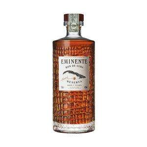 Botella de Ron Eminente Reserva 700 ml – Ron cubano añejado con notas de café, vainilla y frutas secas.