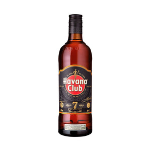 Botella de Ron Havana Club 7 Años 700 ml – Ron cubano añejado con notas de cacao, vainilla y frutas secas.