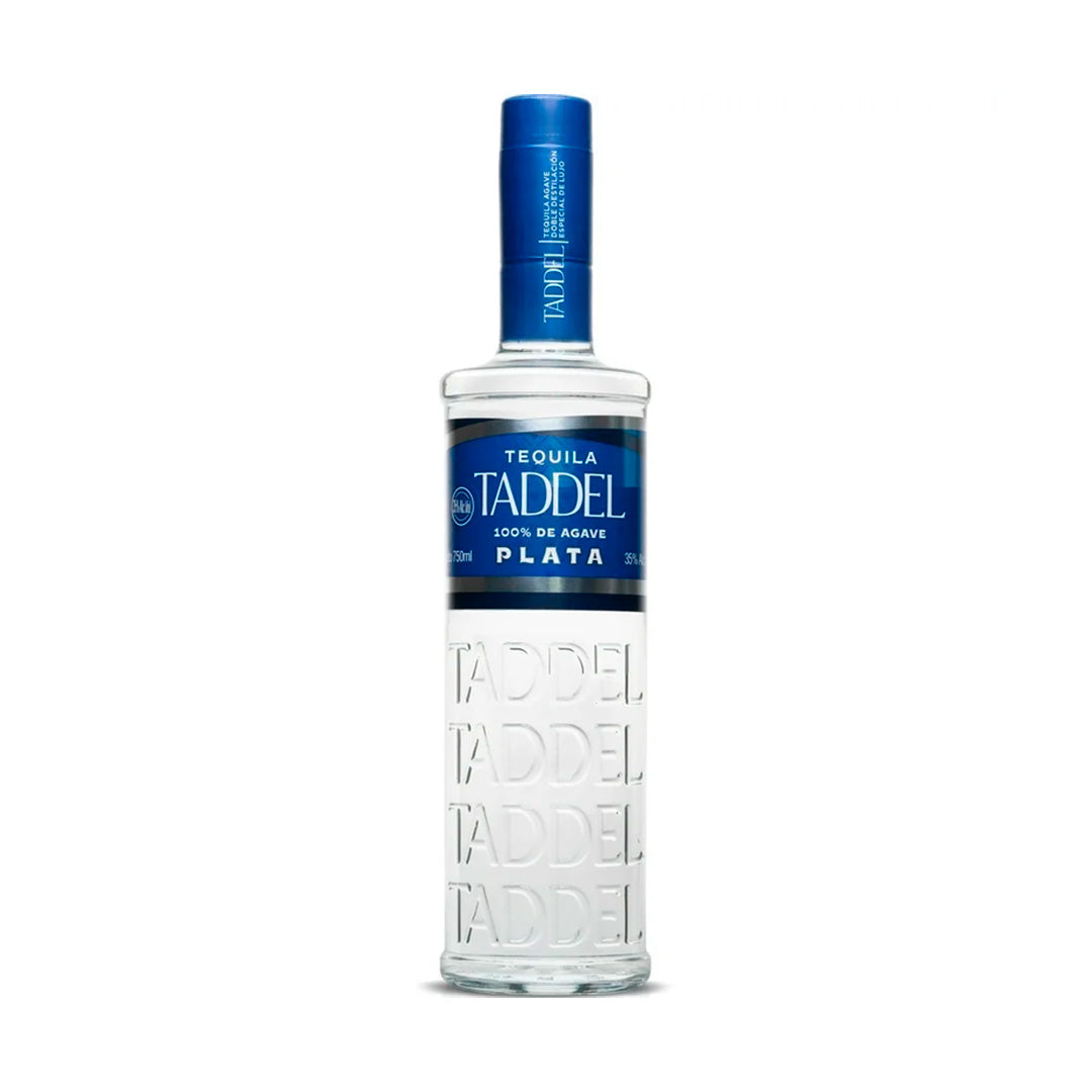 Botella de Tequila Taddel Plata 750 ml 100% agave azul