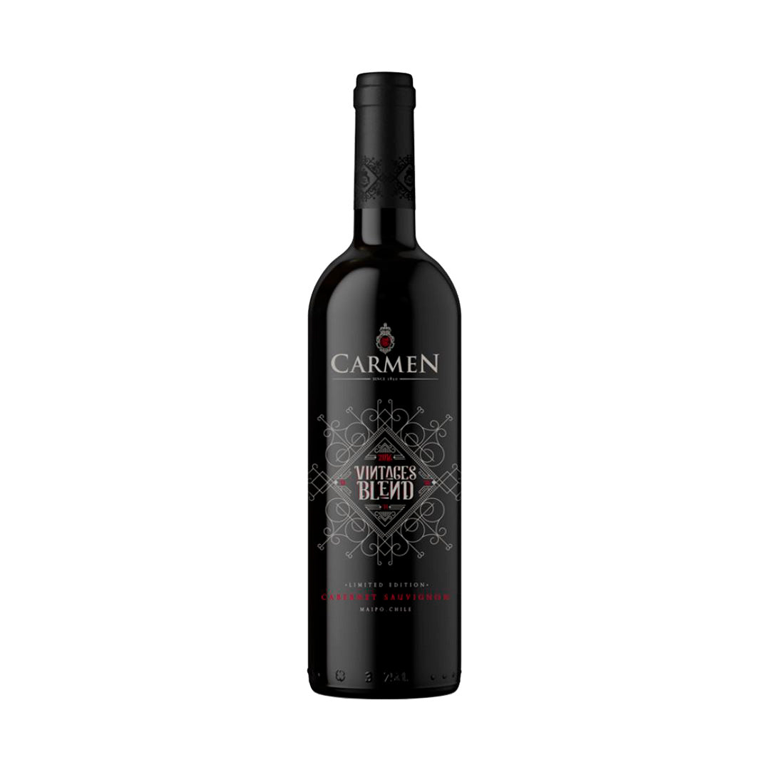 Botella de Vino Tinto Carmen Vintages Blend 750 ml – vino chileno premium de mezcla