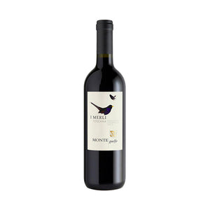 Botella de vino tinto Cecchi I Merli Toscana Rosso IGT 750 ml – Vino toscano con cuerpo, aromas especiados y frutos rojos.
