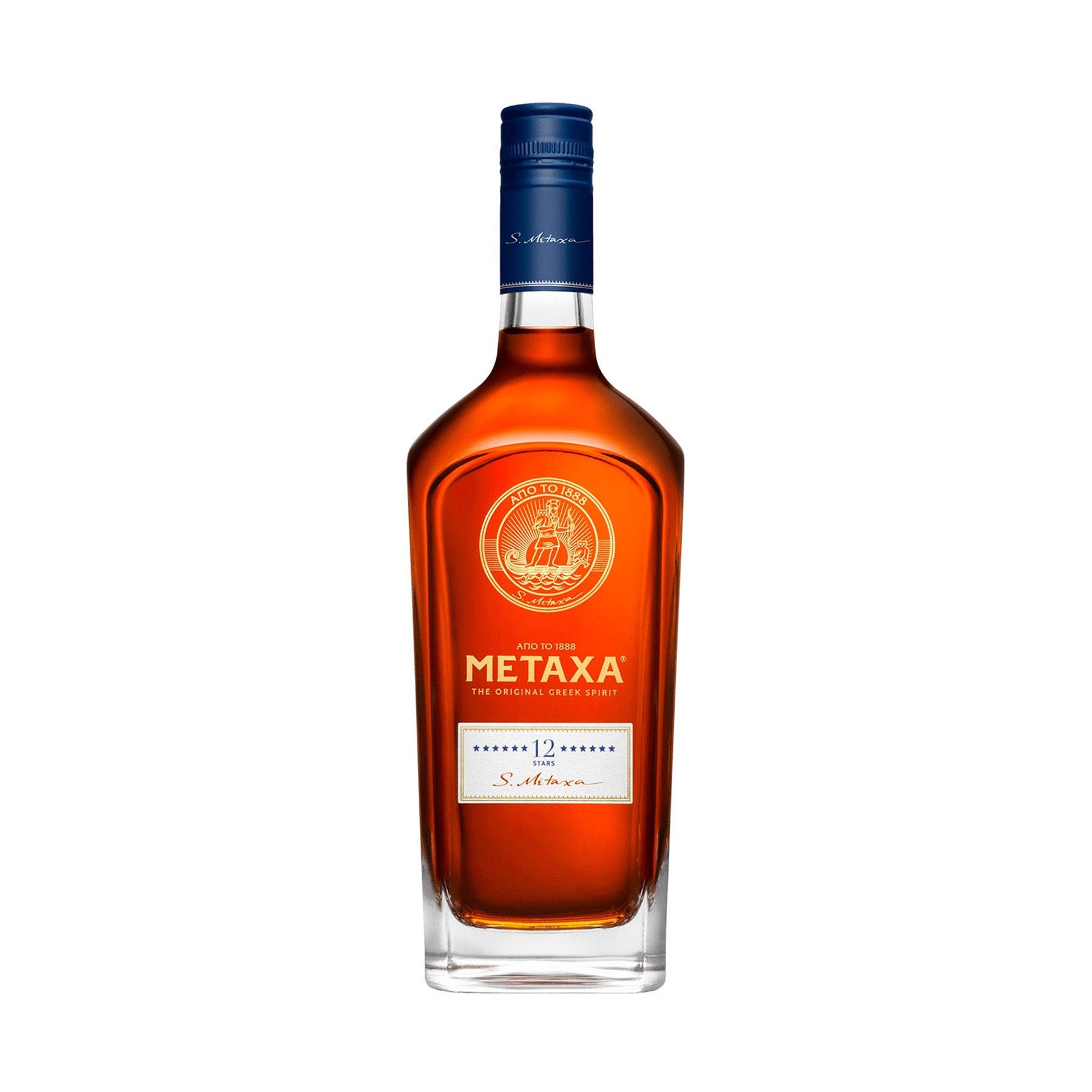 Metaxa 12 Stars 700 mlt 40% - Brandy griego premium con notas de miel, frutas secas y roble - Cava Sautto