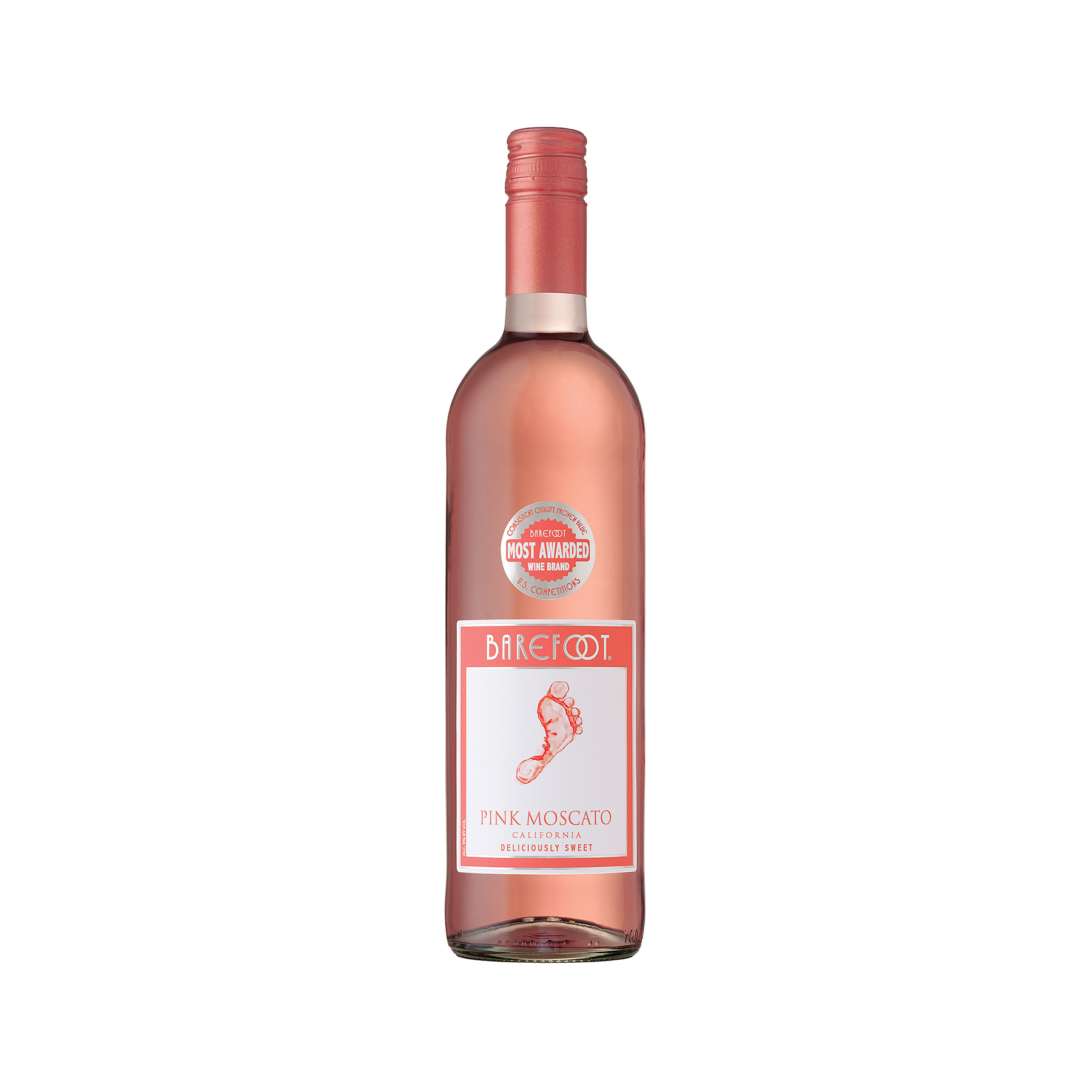 BAREFOOT PINK MOSCATO 750 MLT 9%