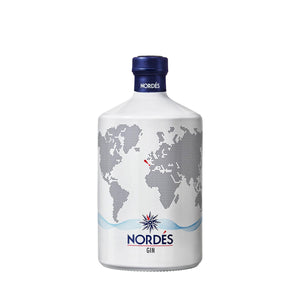 Nordés Gin 700 ml – Ginebra premium de Galicia, elaborada con uva albariño y botánicos atlánticos.