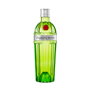 Ginebra Tanqueray No. Ten 700 ml – Ginebra ultrapremium con cítricos frescos y botánicos seleccionados. Ideal para cocteles sofisticados.