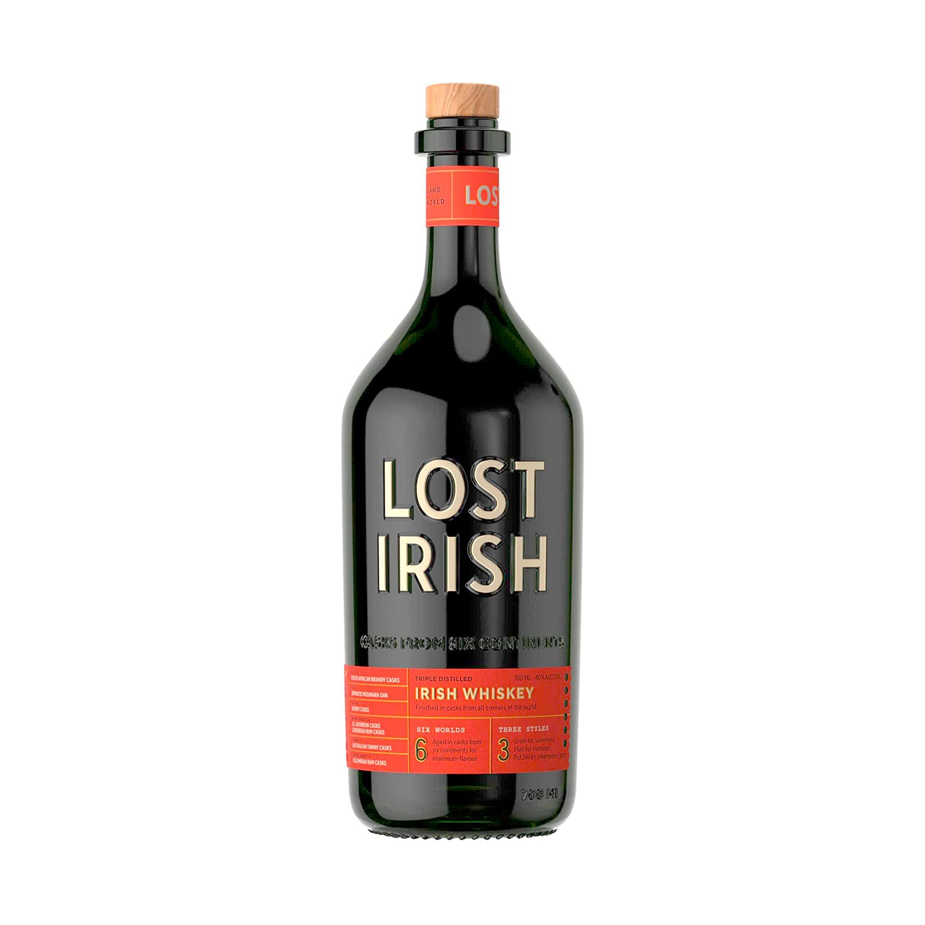 "Whisky Lost Irish 700 ml - Compra en línea en Cava Sautto con envío rápido."

