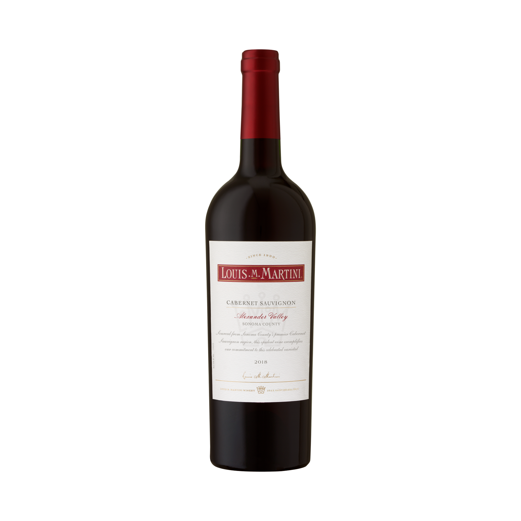 Vino tinto californiano premium disponible en Cava Sautto