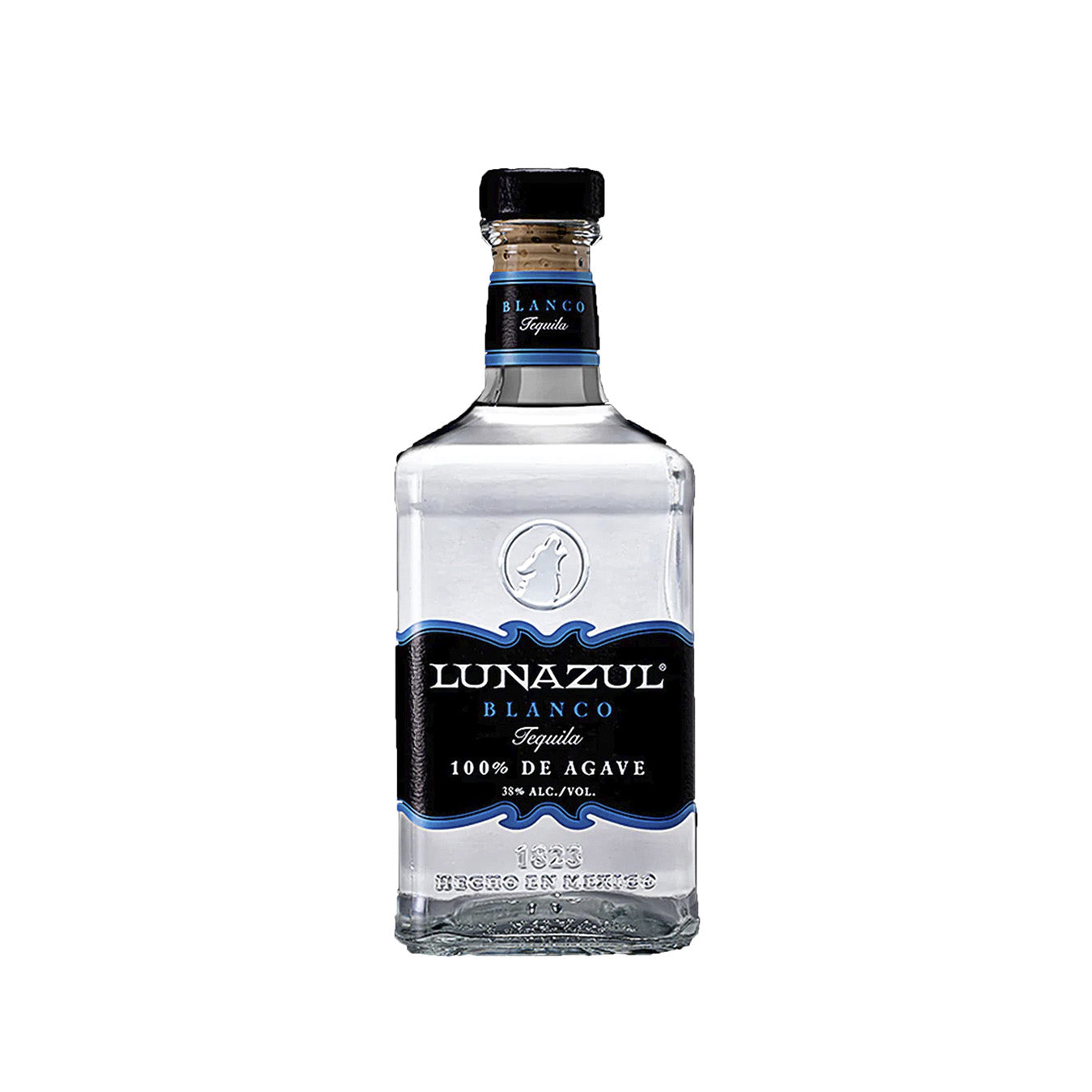 Botella de Tequila Lunazul Blanco 750 ml 100% agave