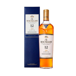 "Botella de Whisky Macallan 12 Años Double Cask 1750 ml, un single malt premium con notas de miel y caramelo."

