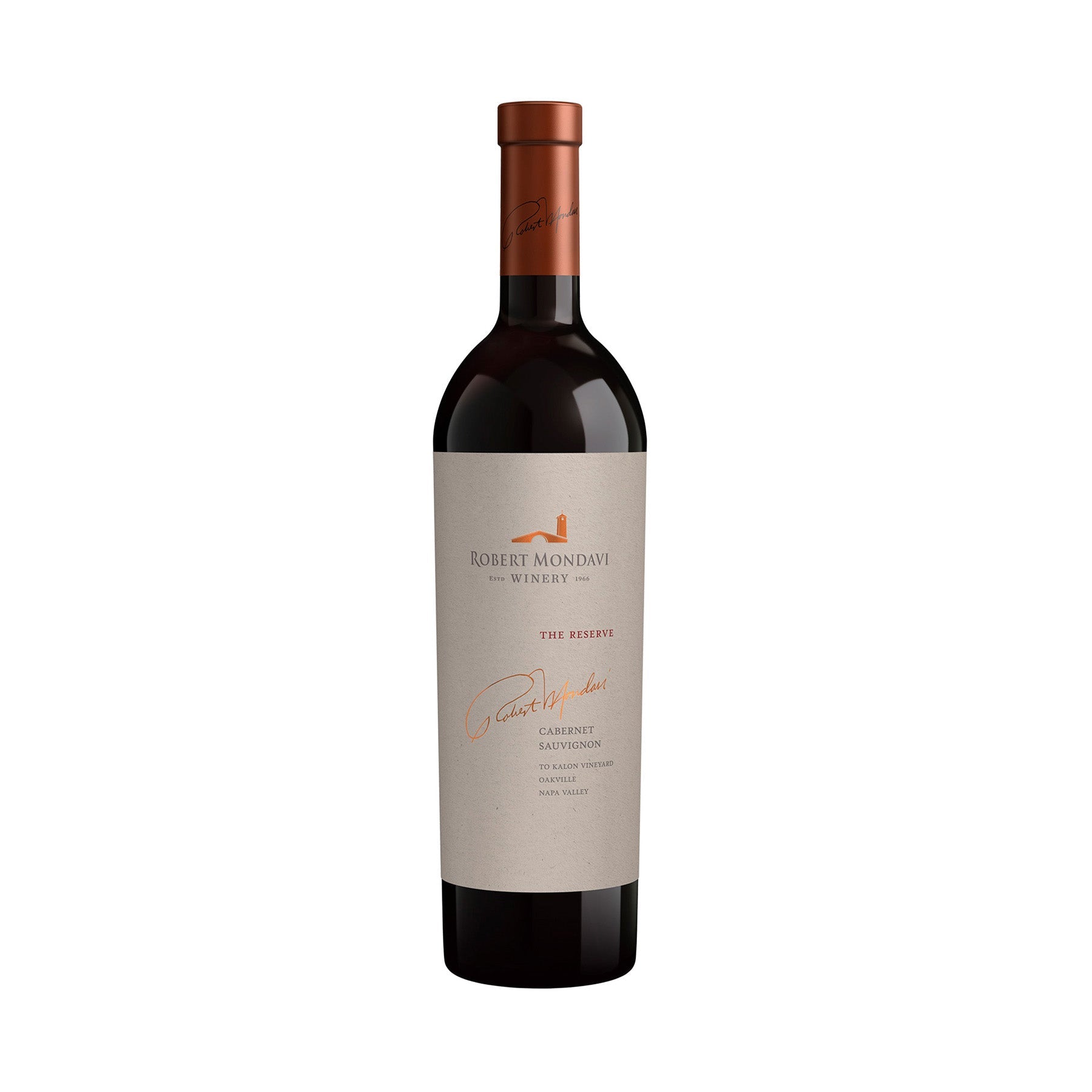 "Botella de Vino Tinto R M Winery RVE Cabernet Sauvignon 750 ml ."
