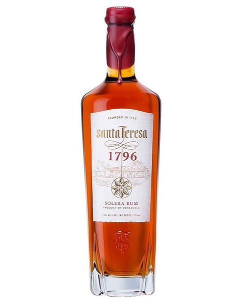 Botella de Ron Santa Teresa 1796 750 ml – Ron venezolano premium con notas de frutos secos y caramelo.