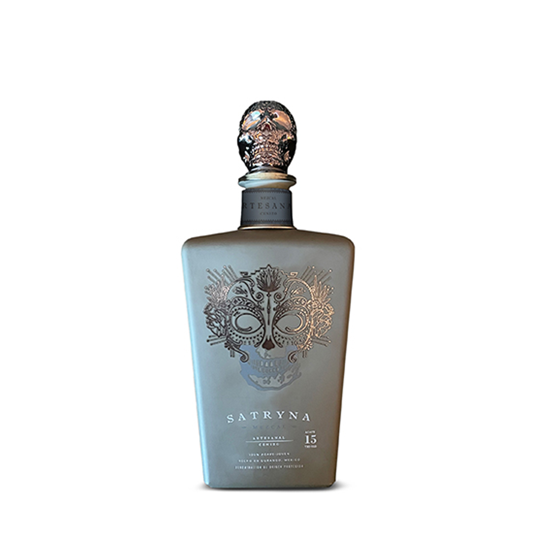 Agave silvestre duranguense, etiqueta de lujo, producto artesanal premium.