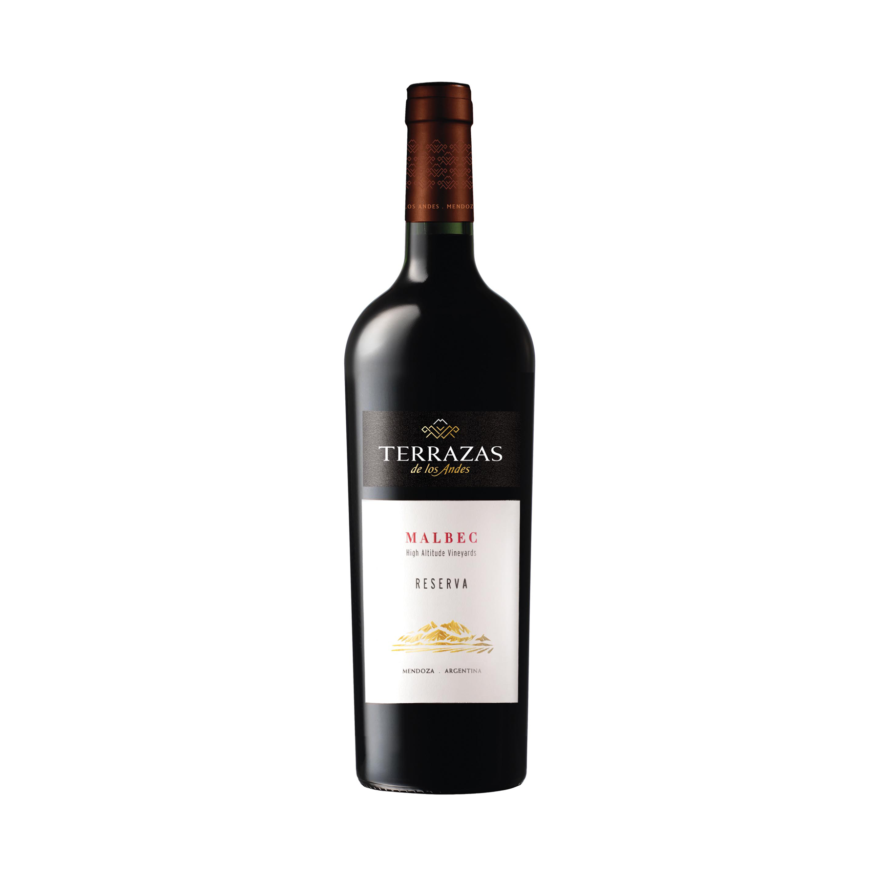 VINO TINTO TERRAZAS DE LOS ANDES RESERVA MALBEC 750 MLT