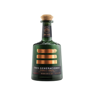 Tequila añejo 100% agave con notas de roble, vainilla y especias 