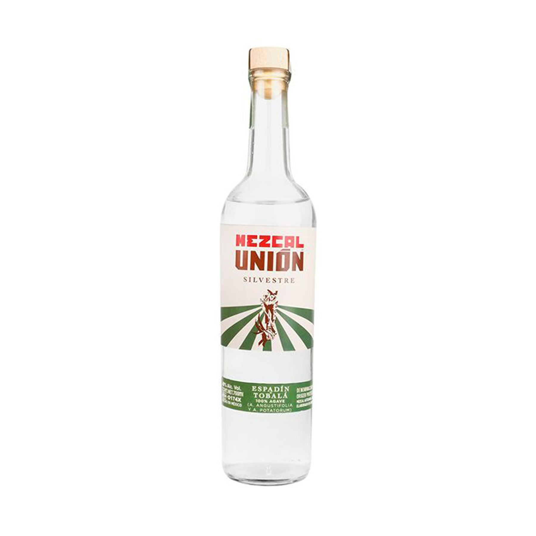 Detalle de etiqueta Mezcal Unión Silvestre

