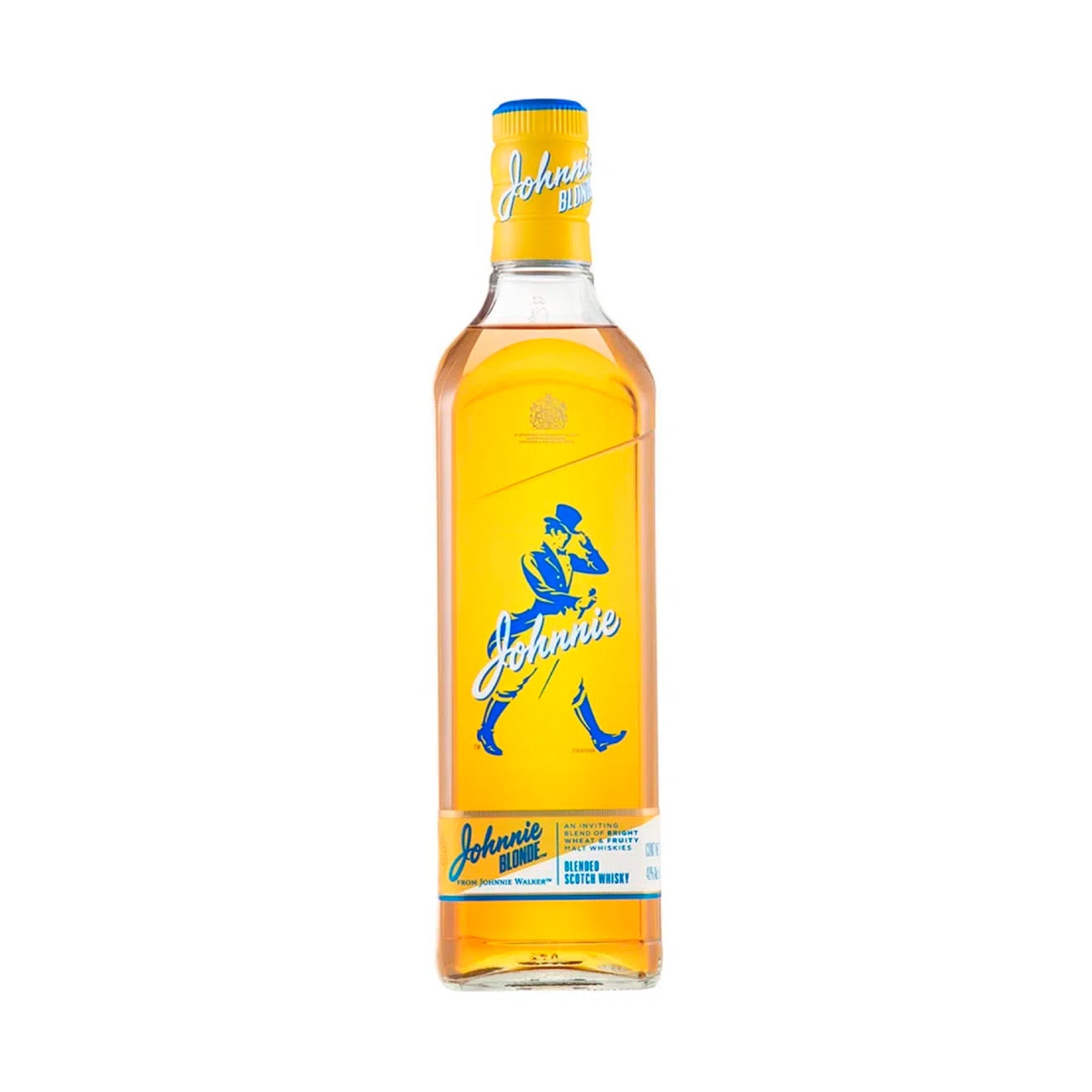 "Botella de Whisky Johnnie Walker Blonde 700 ml, un whisky suave con notas de frutas y miel."
